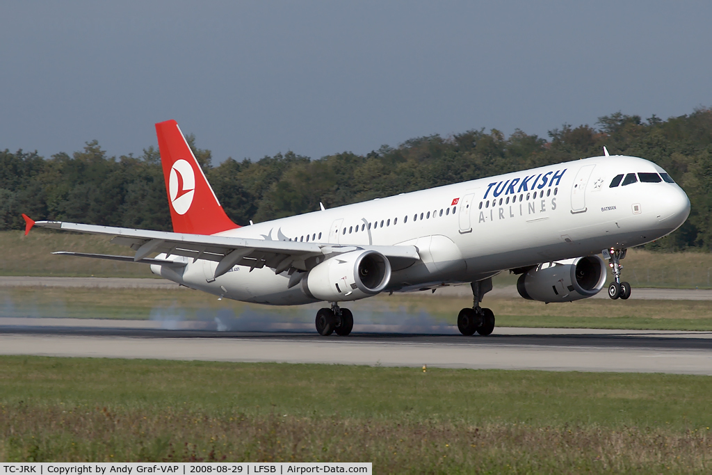 TC-JRK, 2008 Airbus A321-231 C/N 3525, Turkish Airlines A321