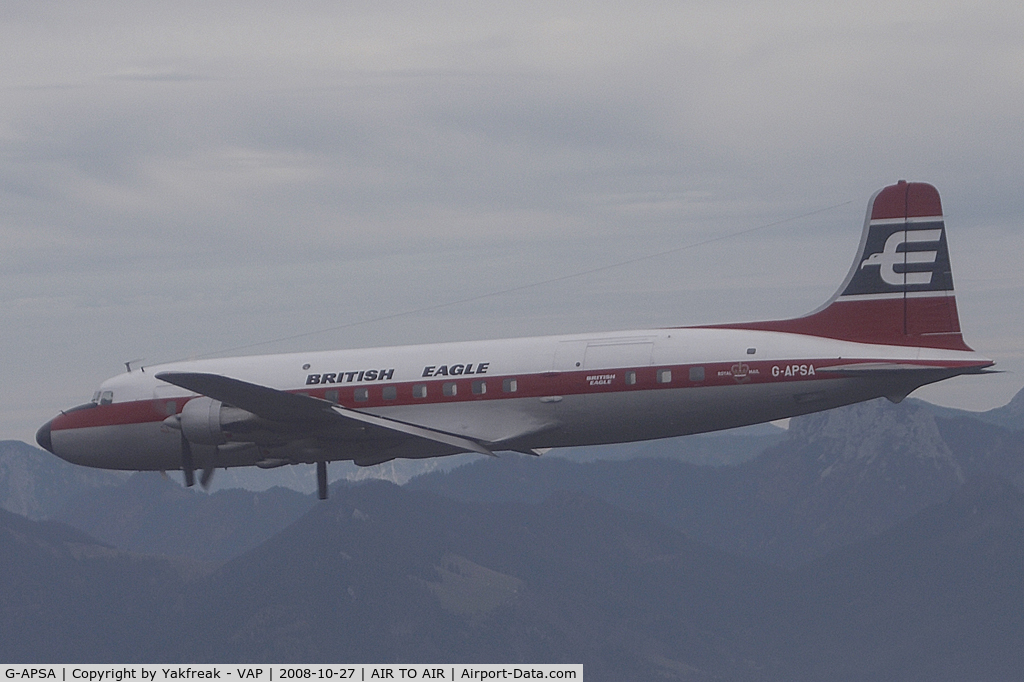 G-APSA, 1958 Douglas DC-6A C/N 45497, British Eagle DC6