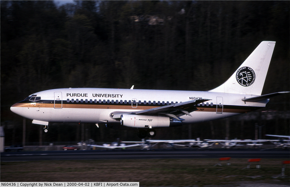 N60436, Boeing 737 C/N 19932, Scanned from a slide