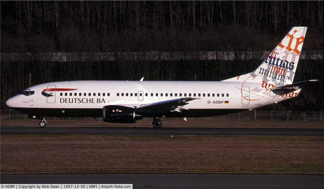D-ADBP, 1997 Boeing 737-31S C/N 29060, /