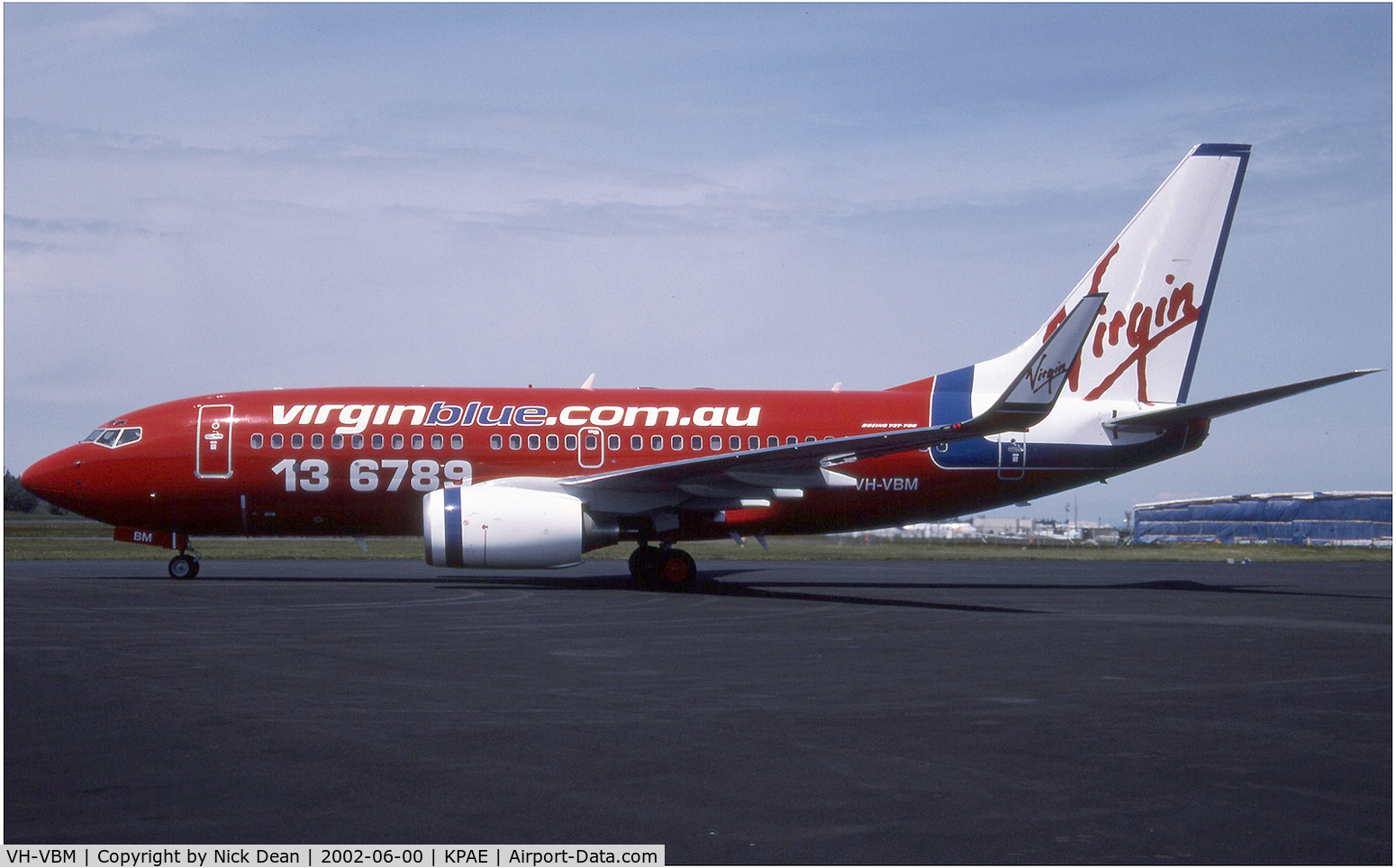 VH-VBM, 2002 Boeing 737-76N C/N 32734, /