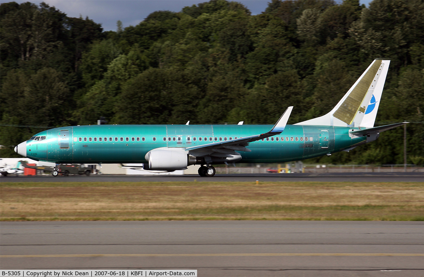 B-5305, 2007 Boeing 737-85C C/N 35051/2364, /