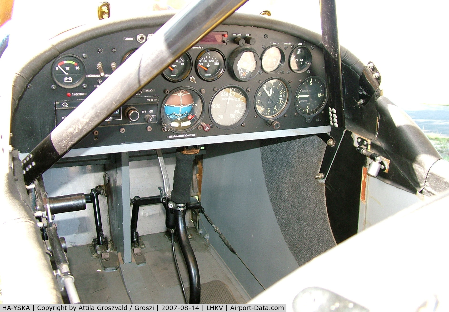 HA-YSKA, 2001 Fisher Classic C/N H001, Kaposújlak airport (LHKV) Hungary. Pilot-1 seat