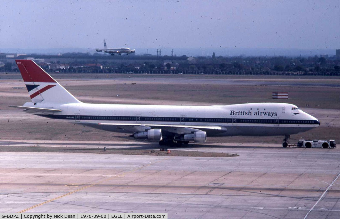 G-BDPZ, 1971 Boeing 747-148 C/N 19745, /