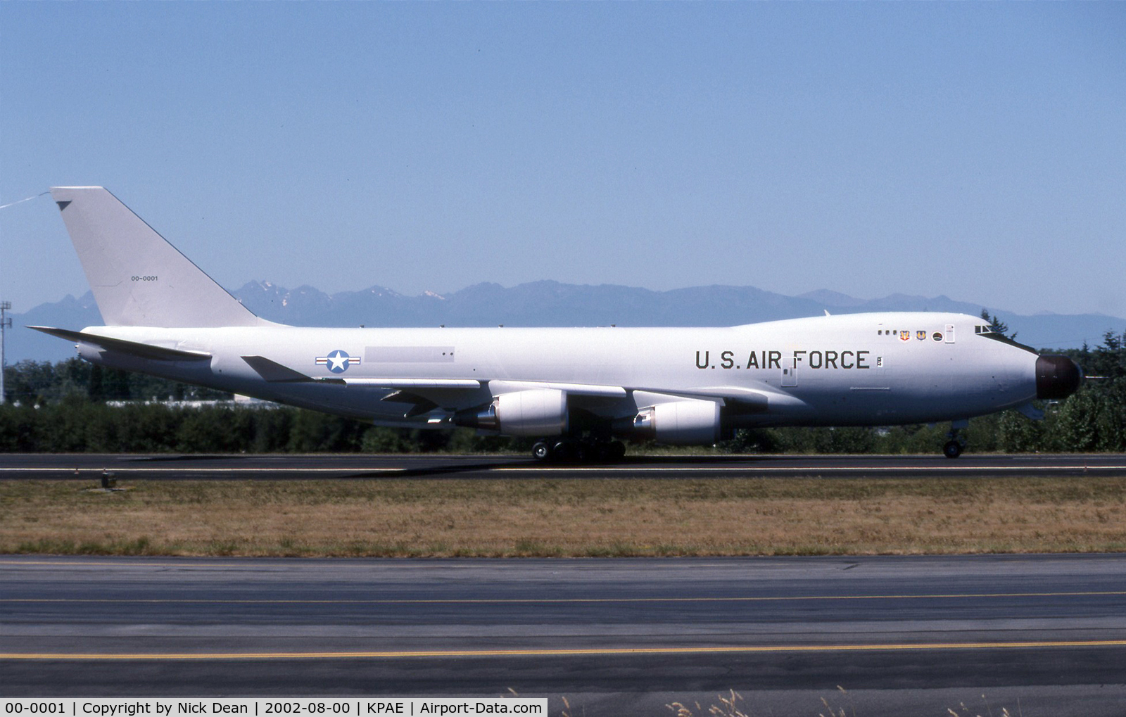 00-0001, 2000 Boeing YAL-1A (747-4G4F) C/N 30201, /