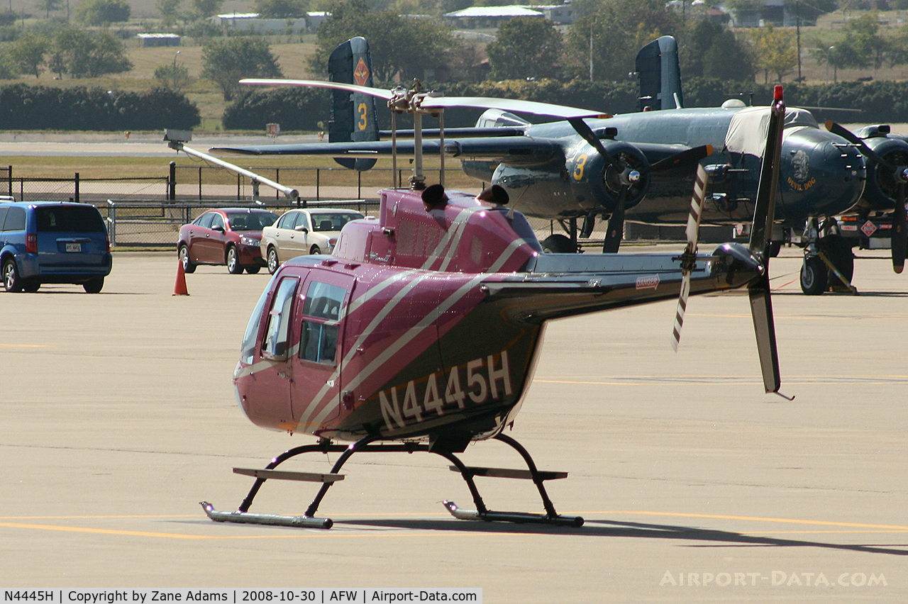 N4445H, 1998 Bell 206B C/N 4493, At Alliance - Fort Worth