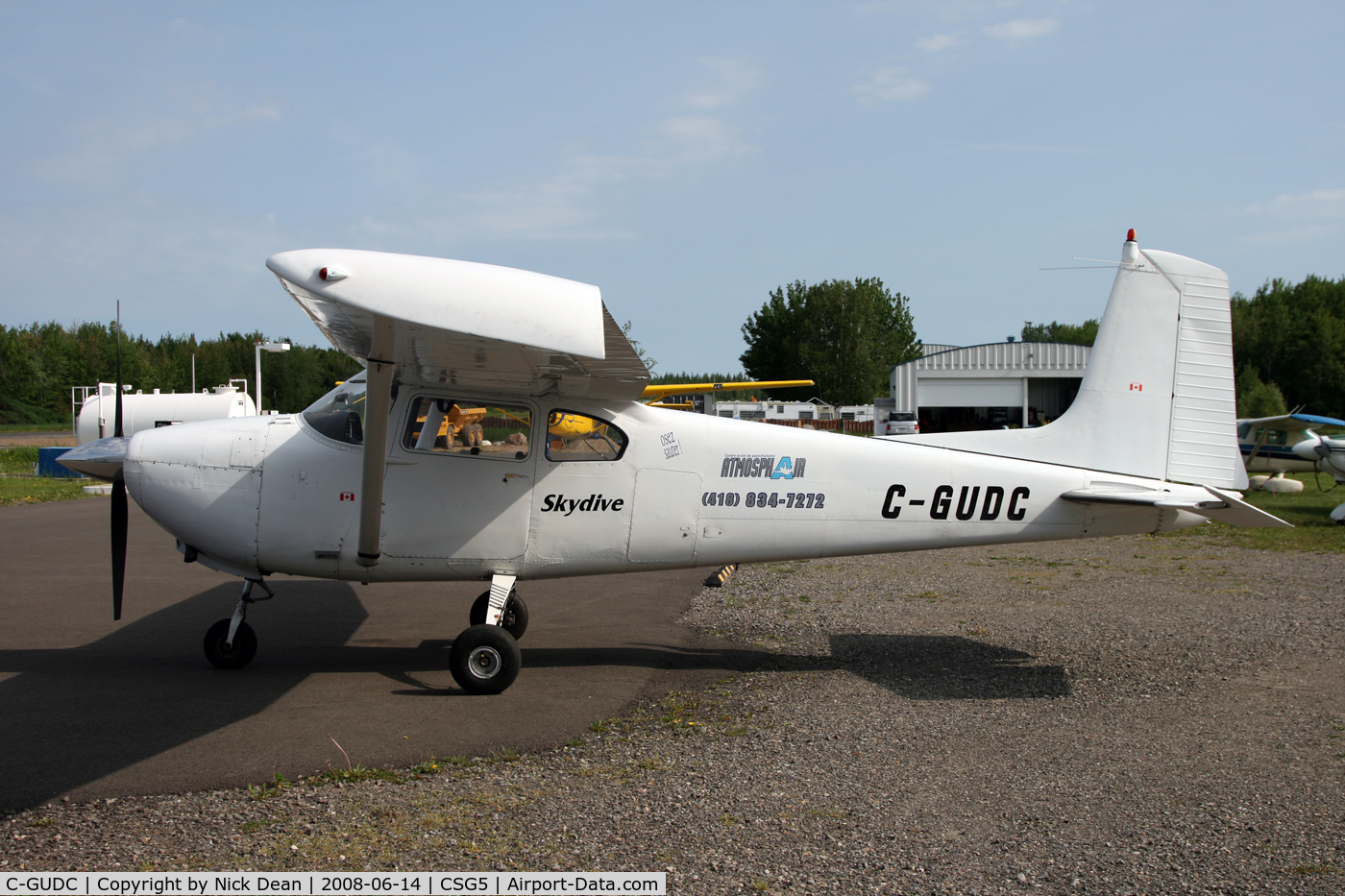 C-GUDC, 1956 Cessna 182A Skylane C/N 33985, Taken at St. Jean Chrysostome