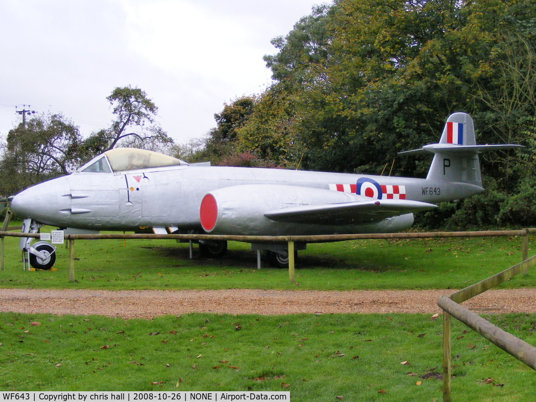 WF643, 1951 Gloster Meteor F.8 C/N Not found WF643, Norfolk & Suffolk Aviation Museum