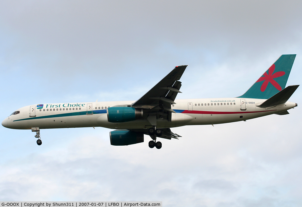 G-OOOX, 1993 Boeing 757-2Y0 C/N 26158, Landing rwy 32L