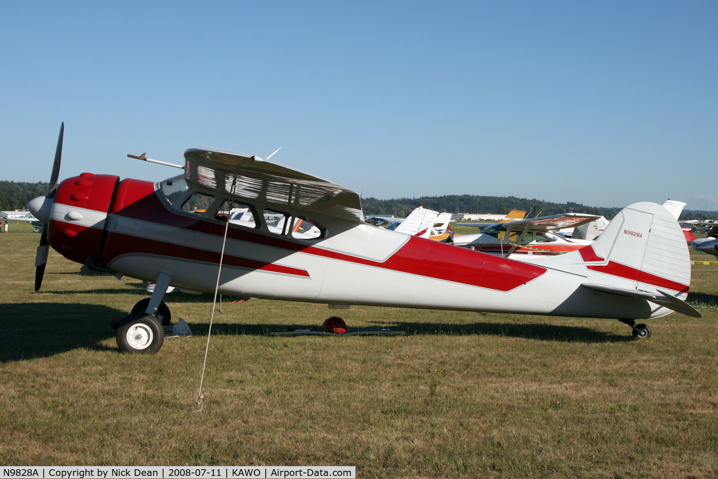 N9828A, 1950 Cessna 195A C/N 7507, /