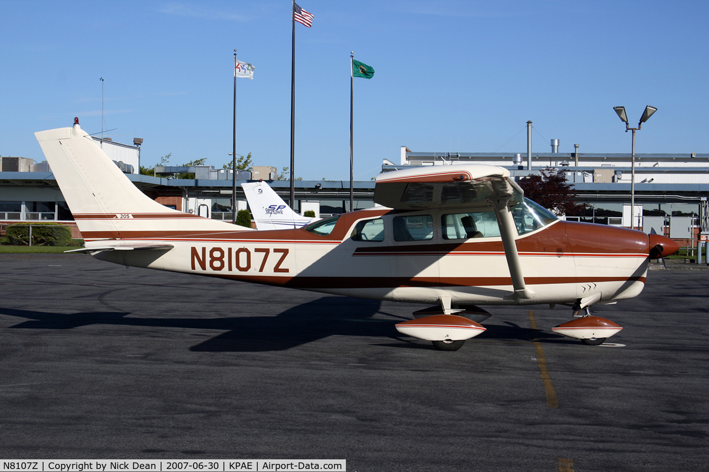 N8107Z, 1962 Cessna 210-5(205) C/N 205-0107, .