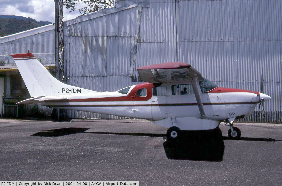 P2-IDM, Cessna U206F Stationair C/N U20603126, Scanned from a slide