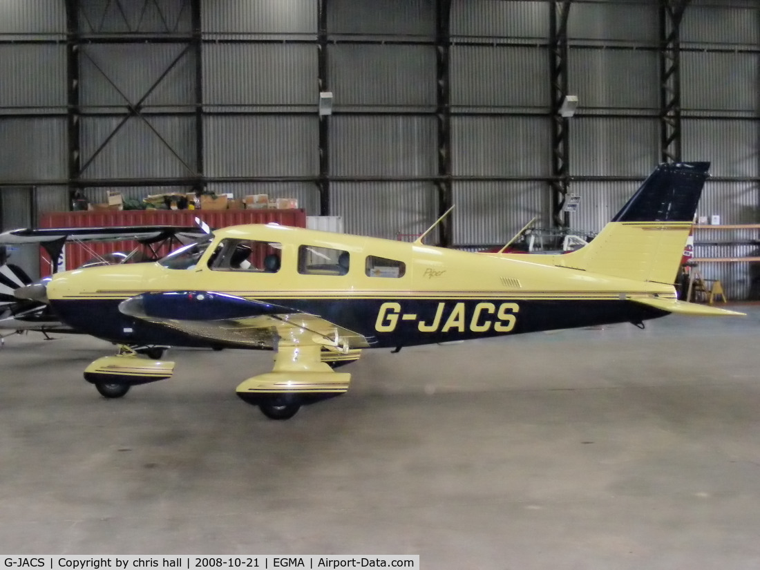 G-JACS, 1997 Piper PA-28-181 Cherokee Archer II C/N 28-43078, VECTOR AIR LTD; Previous ID: N9287J