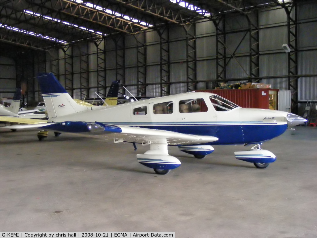 G-KEMI, 1998 Piper PA-28-181 Cherokee Archer III C/N 28-43180, MODERN AIR (UK) LTD; Previous ID: N41493
