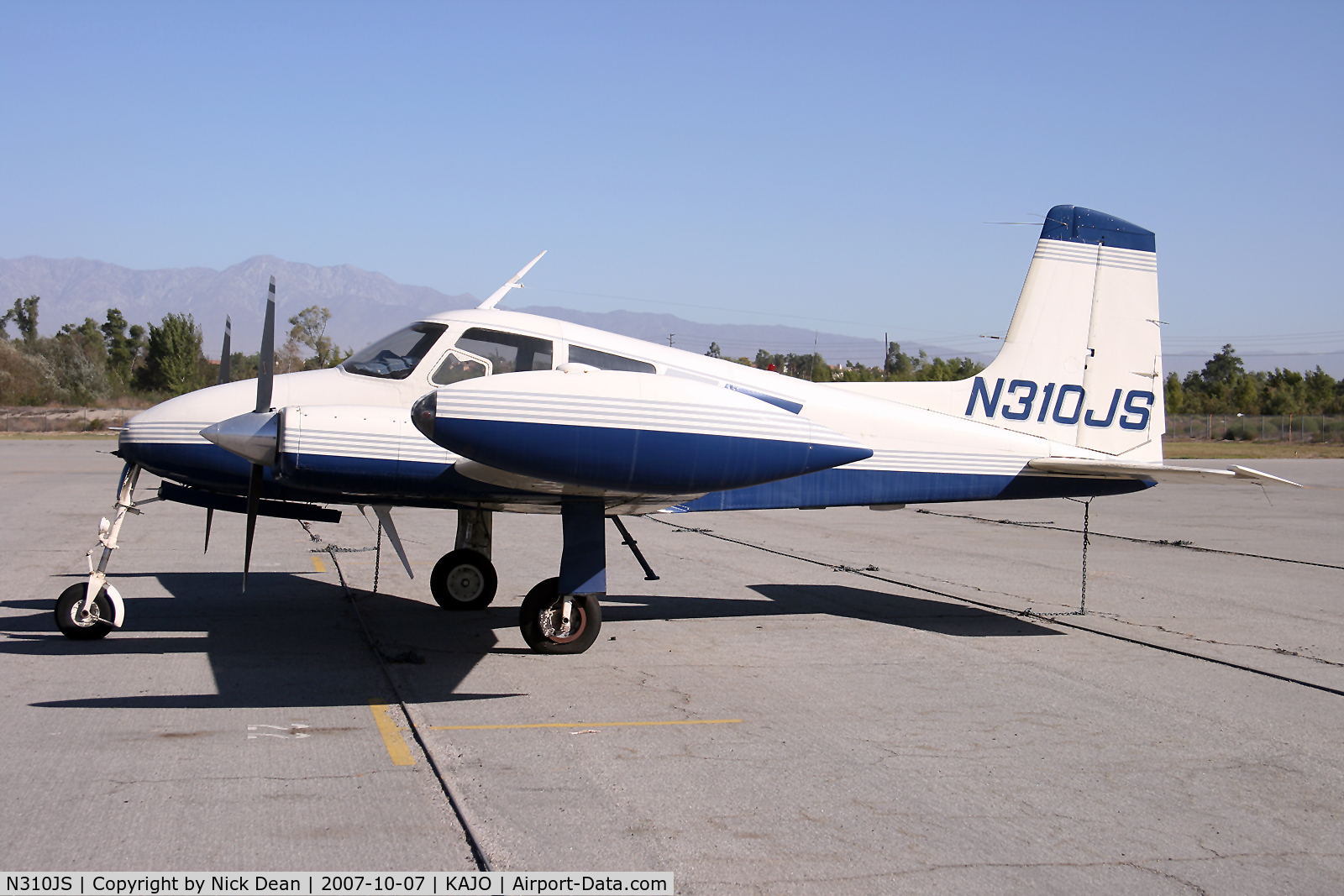 N310JS, 1957 Cessna 310B C/N 35549, /