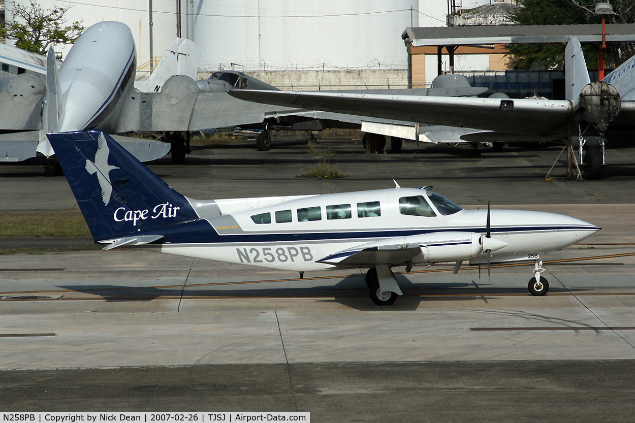 N258PB, 1980 Cessna 402C C/N 402C0336, /