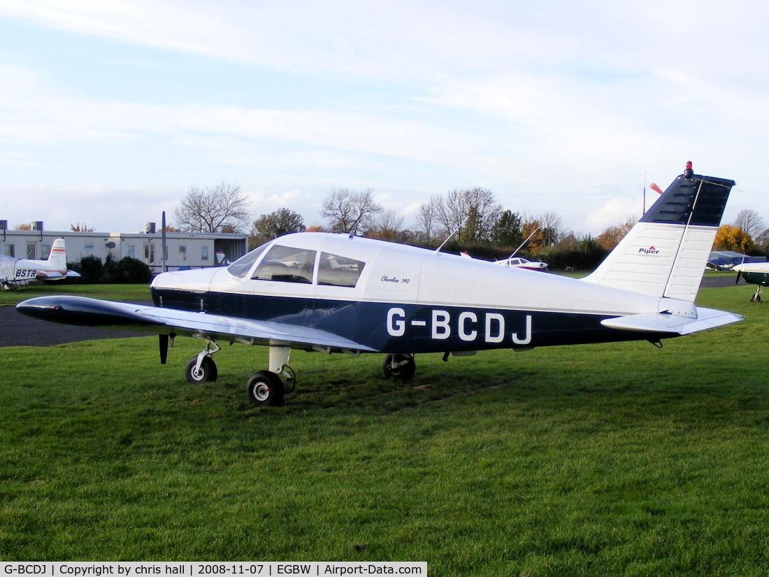 G-BCDJ, 1968 Piper PA-28-140 Cherokee C/N 28-24276, Previous ID: PH-NLV