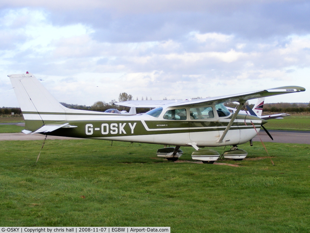 G-OSKY, 1976 Cessna 172M C/N 172-67389, South Warwickshire Flying School; Previous ID: A6-KCB