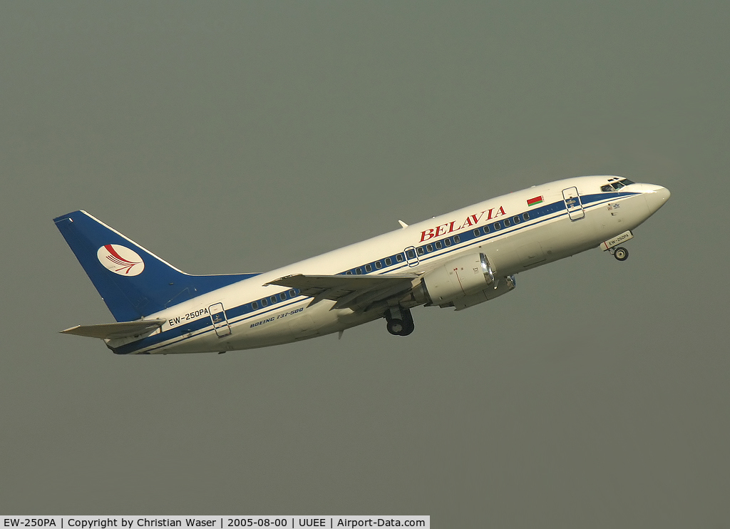 EW-250PA, 1995 Boeing 737-524 C/N 26319, Belavia