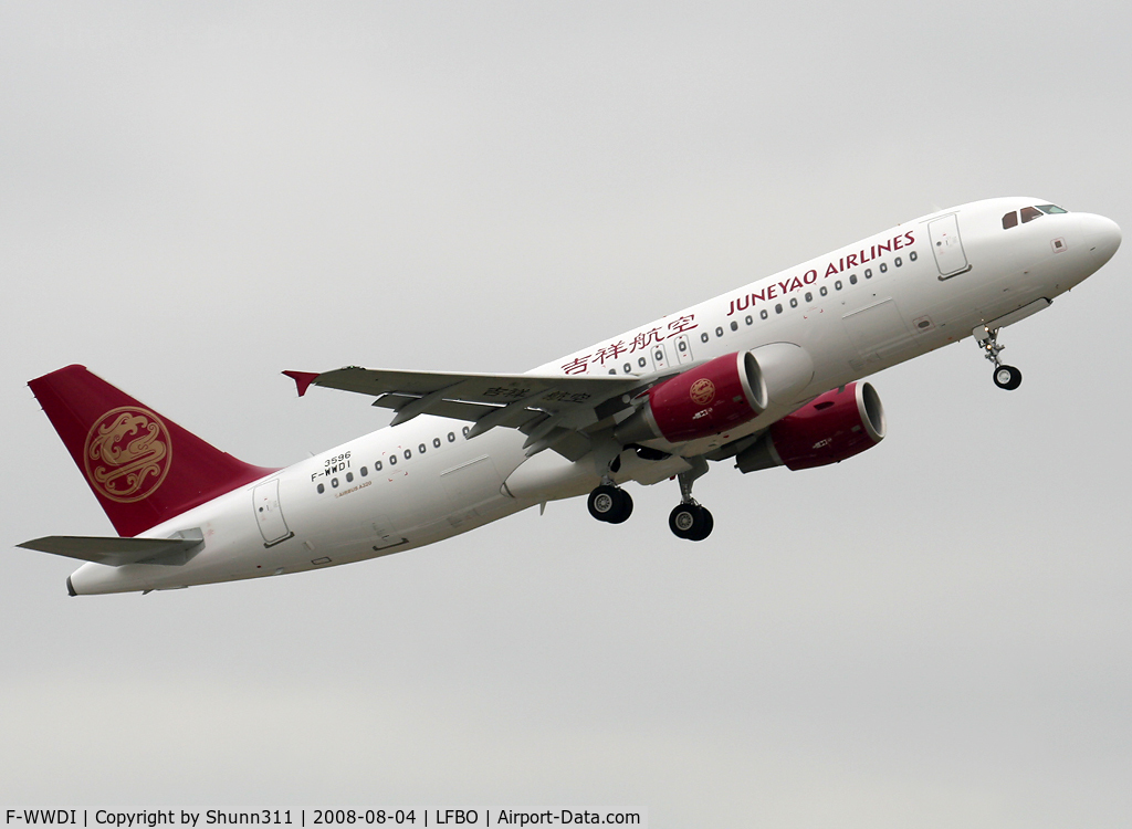 F-WWDI, 2008 Airbus A320-214 C/N 3596, C/n 3596 - To be B-????... Not delivered yet as stored !