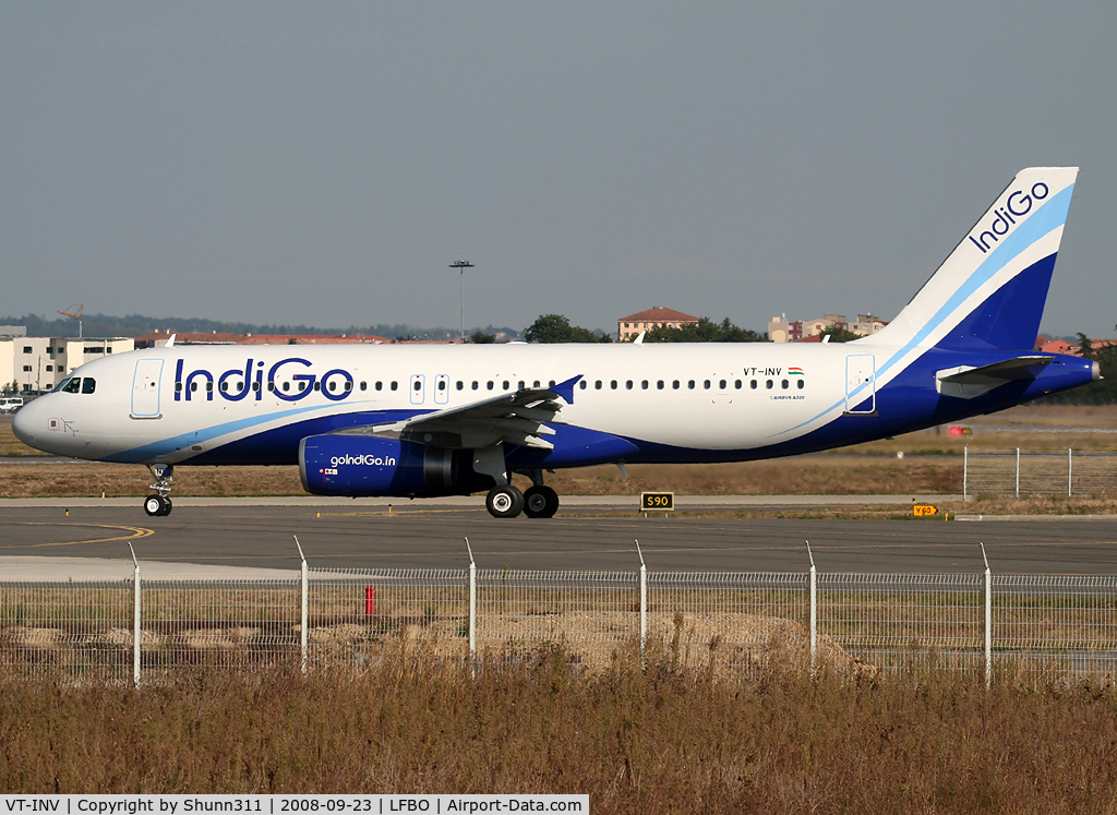 VT-INV, 2008 Airbus A320-232 C/N 3618, Delivery day...