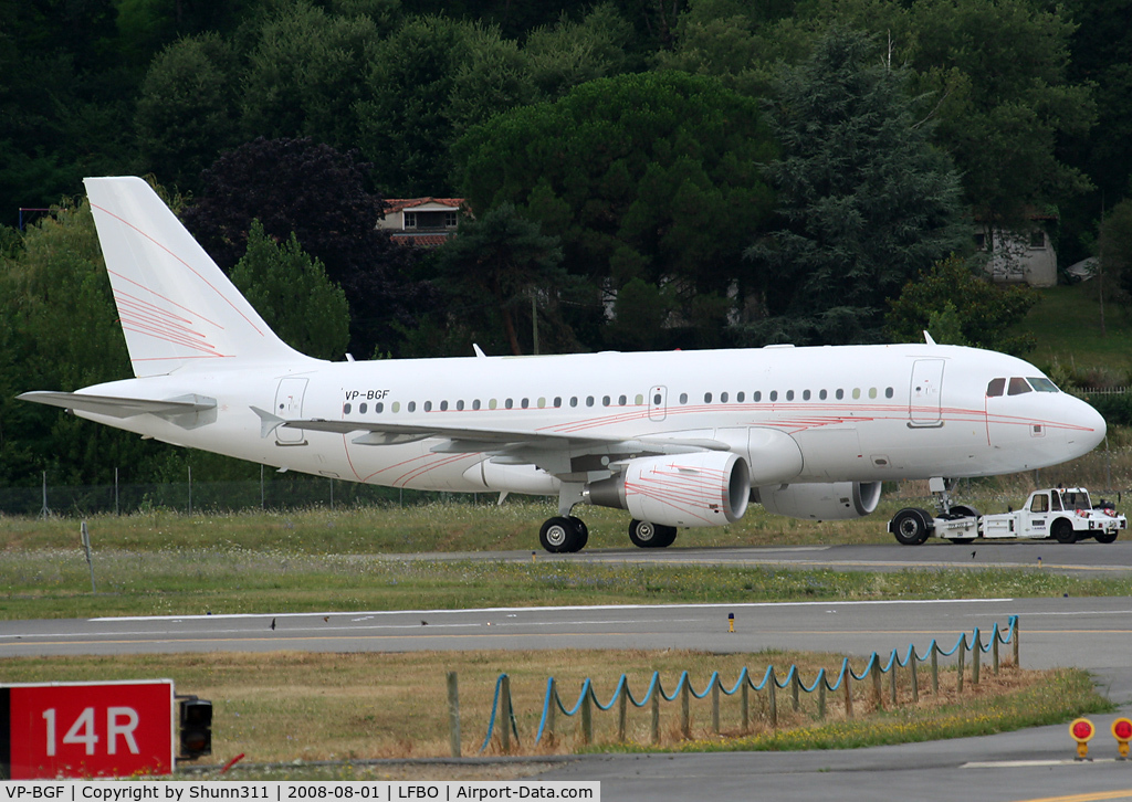VP-BGF, 2007 Airbus A319-115CJ C/N 3356, C/n 3356 - Tracted to Air France facility... For Ajwa Aviation...