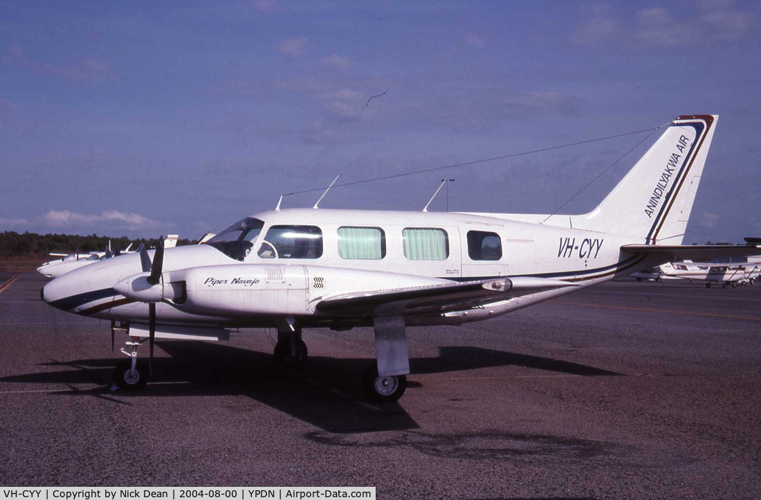 VH-CYY, 1974 Piper PA-31-310 Turbo Navajo Navajo C/N 31-7401241, Scanned from a slide