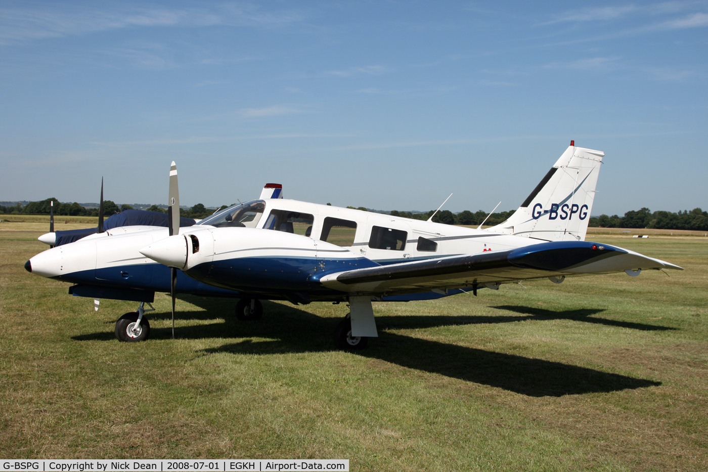 G-BSPG, 1980 Piper PA-34-200T Seneca II C/N 34-8070168, /