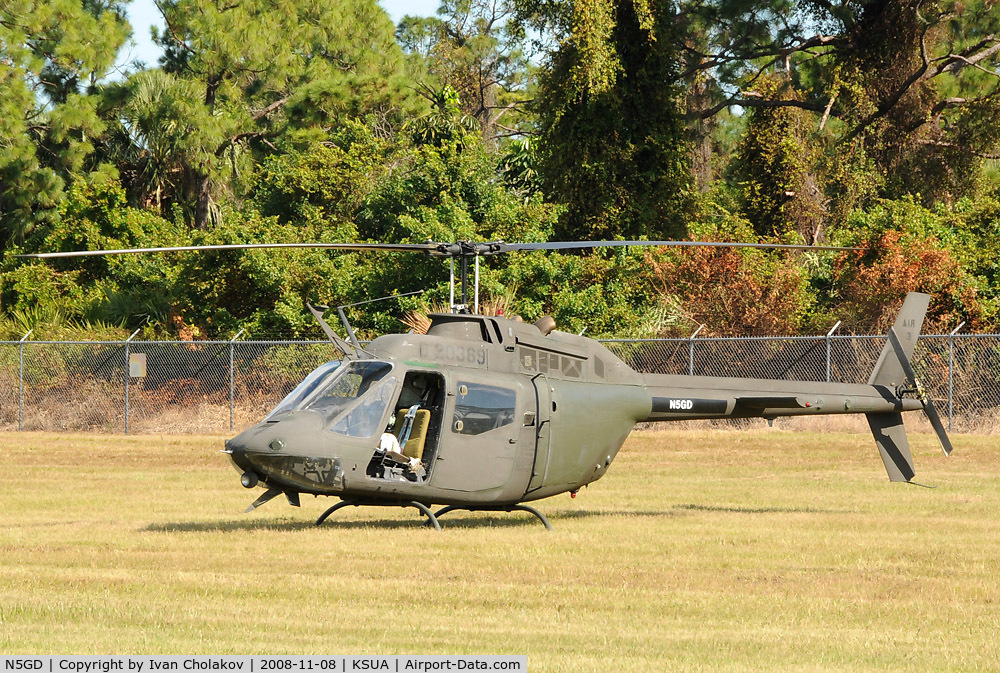 N5GD, Bell 206 C/N Not found, Martin County Sheriff, Bell 206 derivative, nice color scheme
