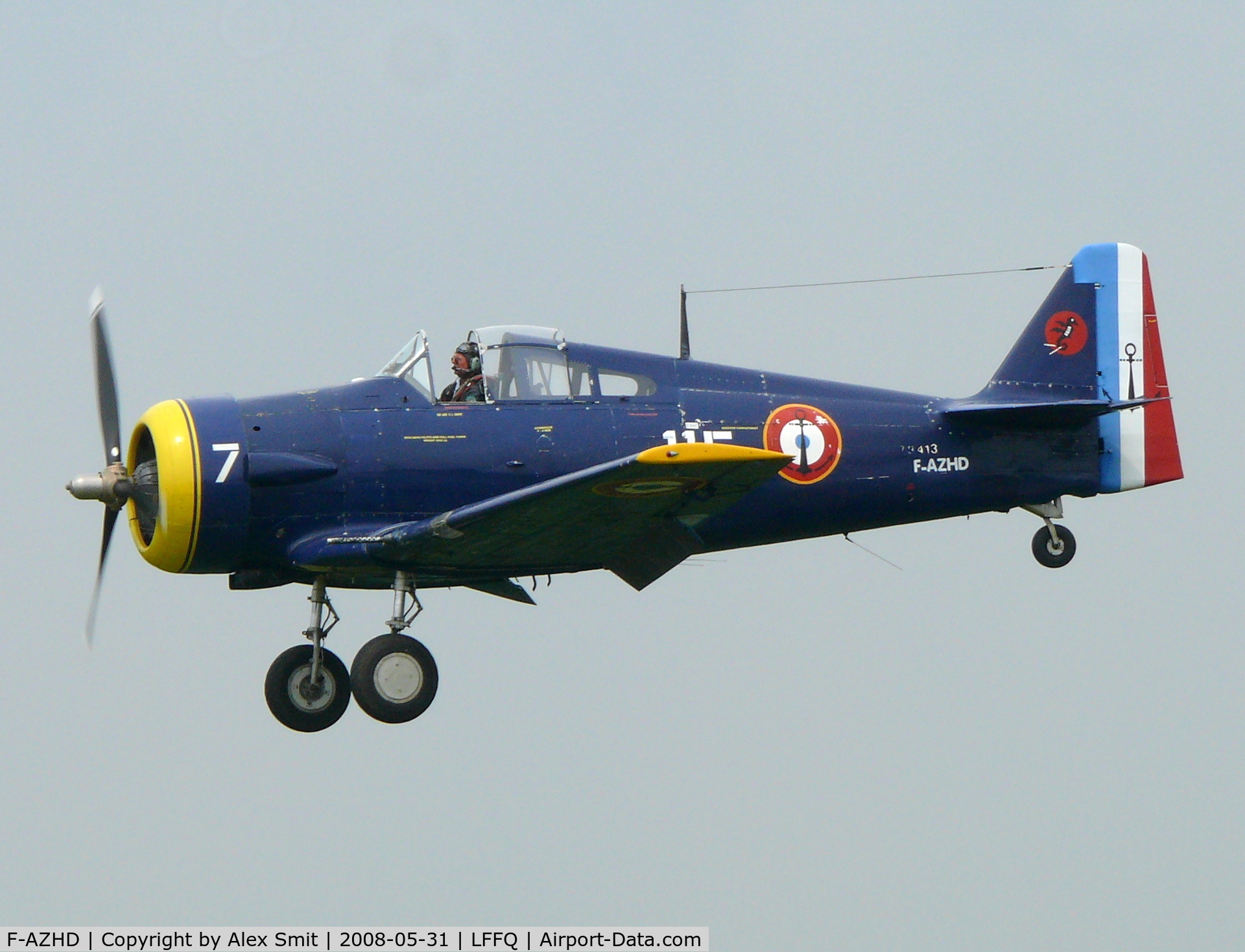 F-AZHD, North American NA-68 C/N SA-30, North American NA68 F-AZHD painted as French Navy 11.F.2/7/97413