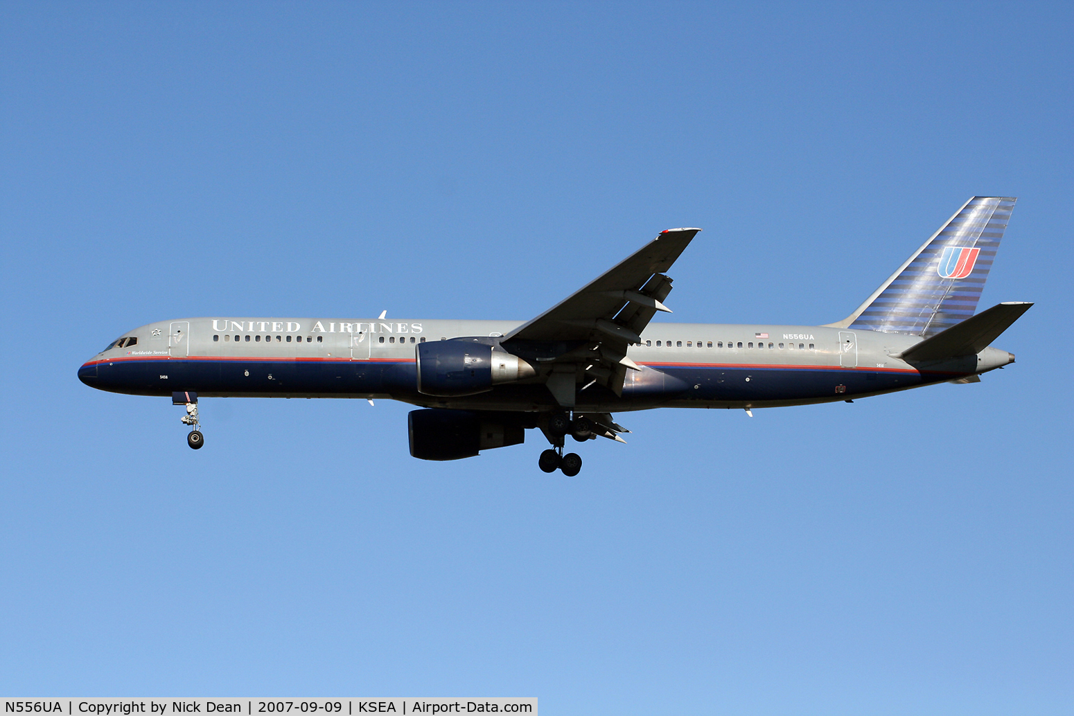 N556UA, 1992 Boeing 757-222 C/N 26650, /