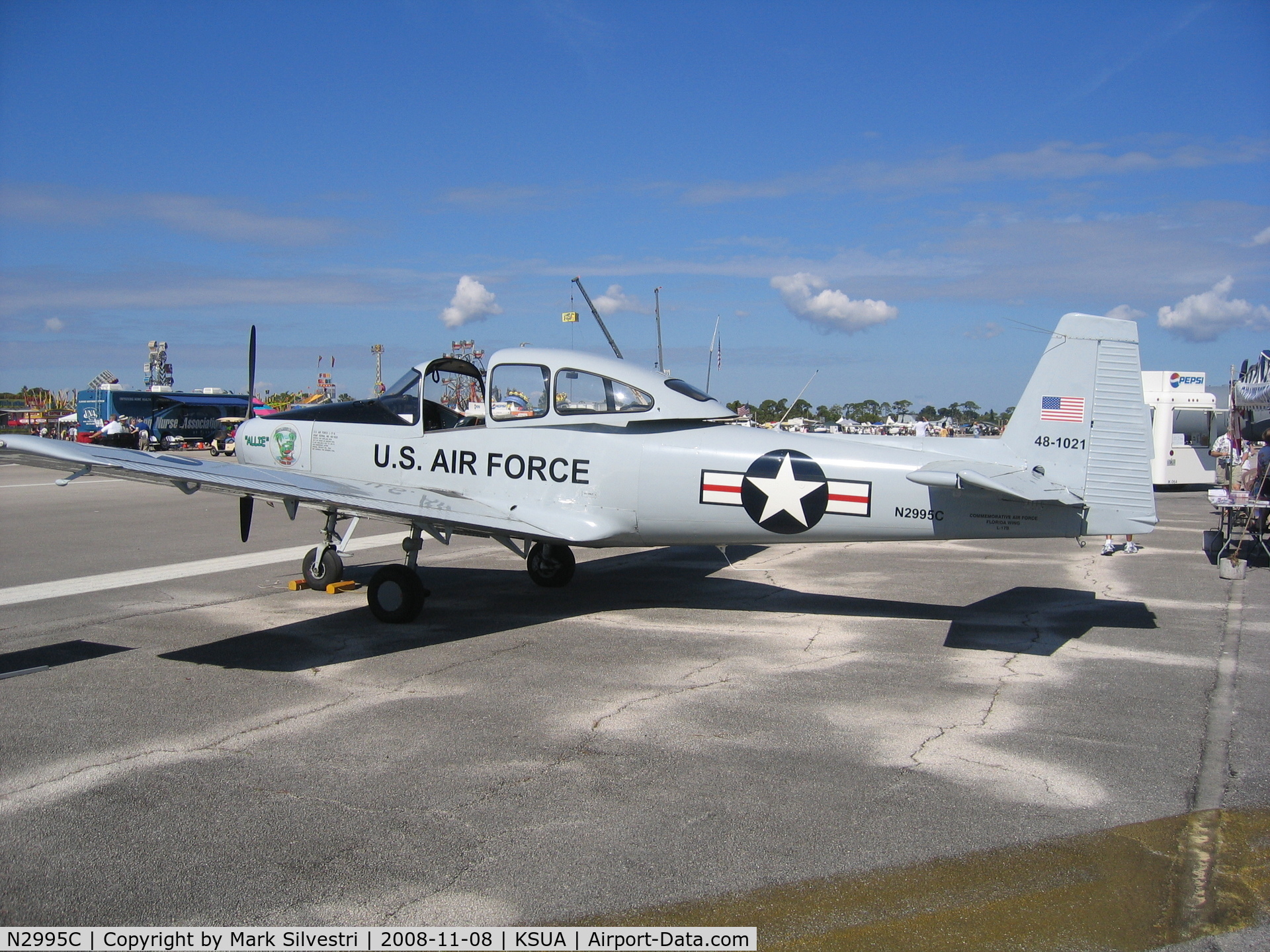 N2995C, 1948 Ryan Navion A C/N NAV-4-1727, 2008 Stuart, FL Airshow