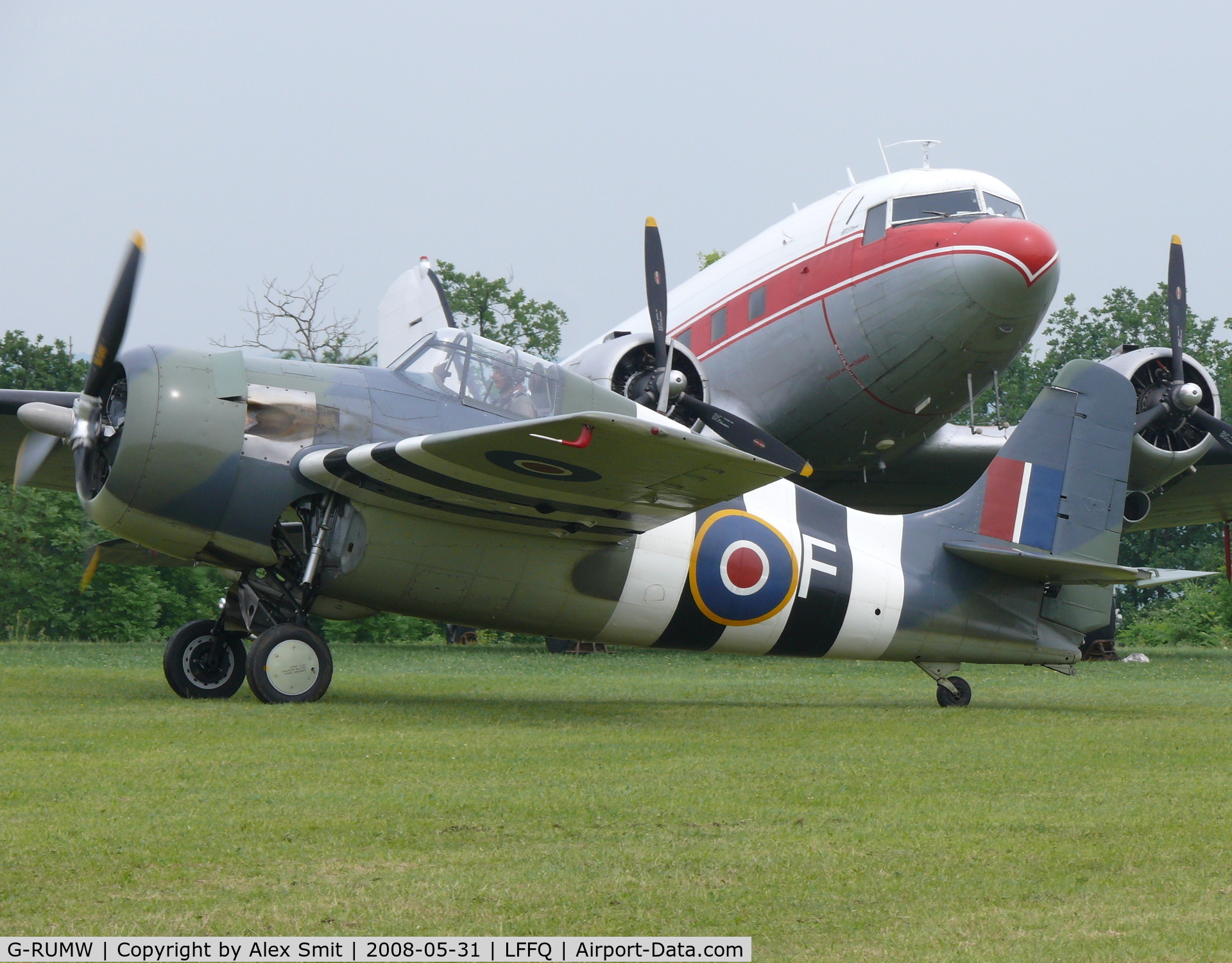 G-RUMW, 1944 General Motors (Grumman) FM-2 Wildcat C/N 5765, Grumman FM2 Wilcat G-RUMW painted as Royal Air Force F