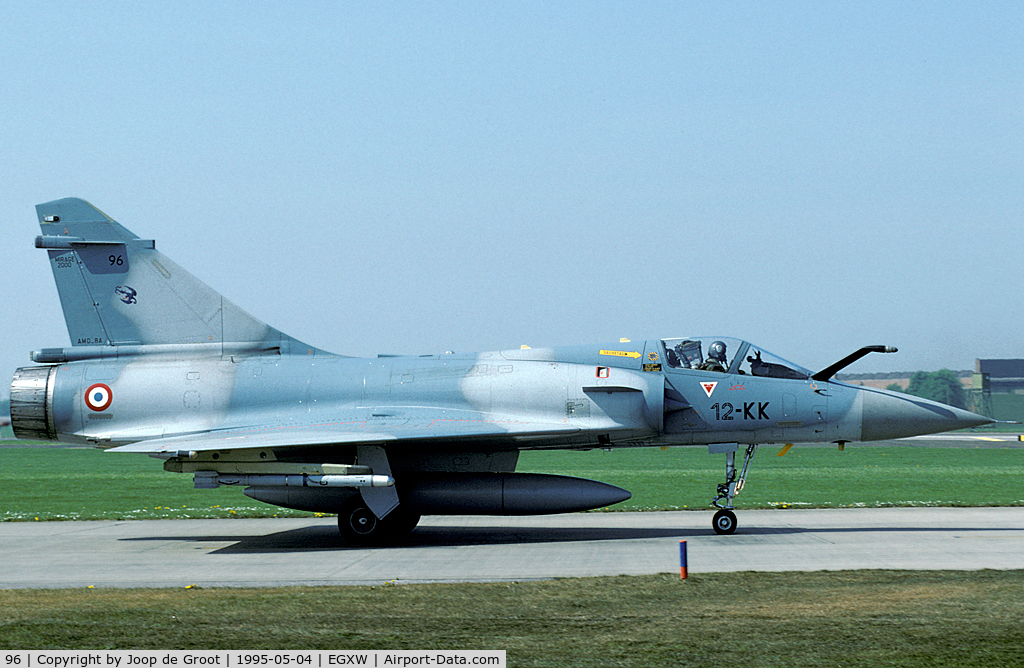 96, Dassault Mirage 2000C C/N 355, EC 2/12 (SPA 173) detachemnt to the ACMI range.