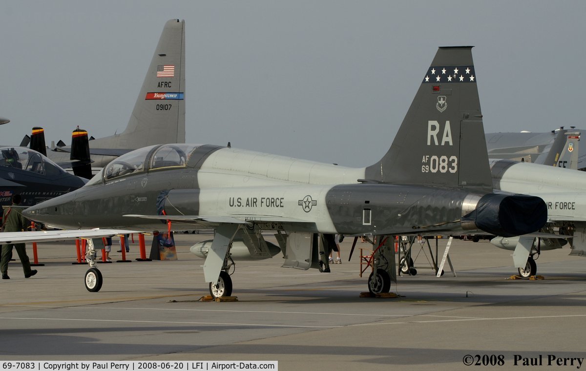 69-7083, 1969 Northrop T-38A Talon C/N T.6233, The other Talon in for static