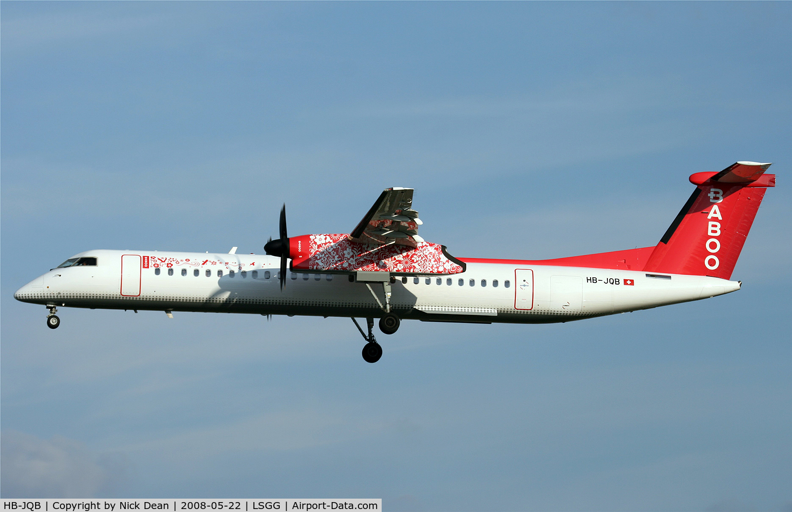 HB-JQB, 2007 De Havilland Canada DHC-8-402Q Dash 8 C/N 4175, /