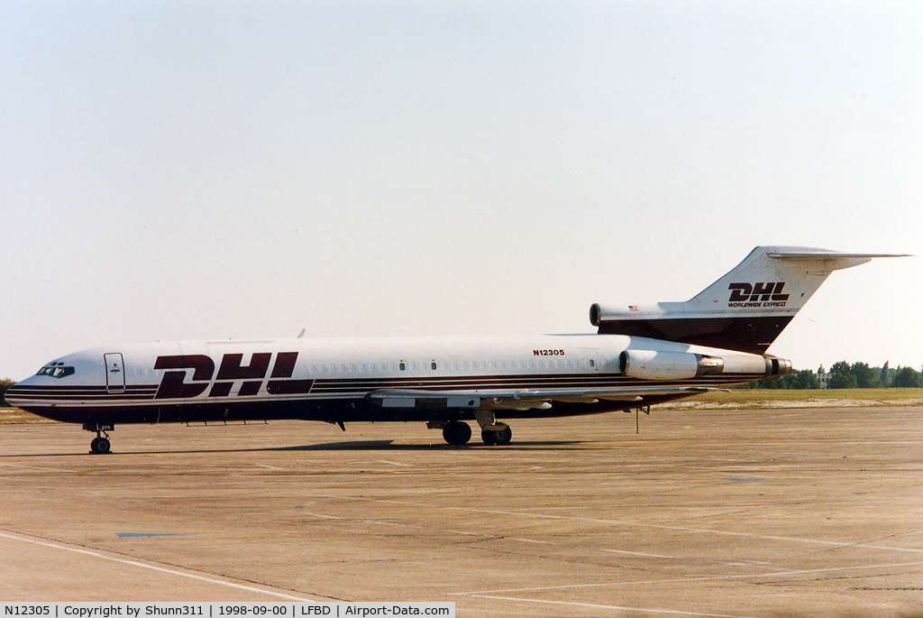 N12305, 1968 Boeing 727-231 C/N 19562, Parked at the Cargo area...