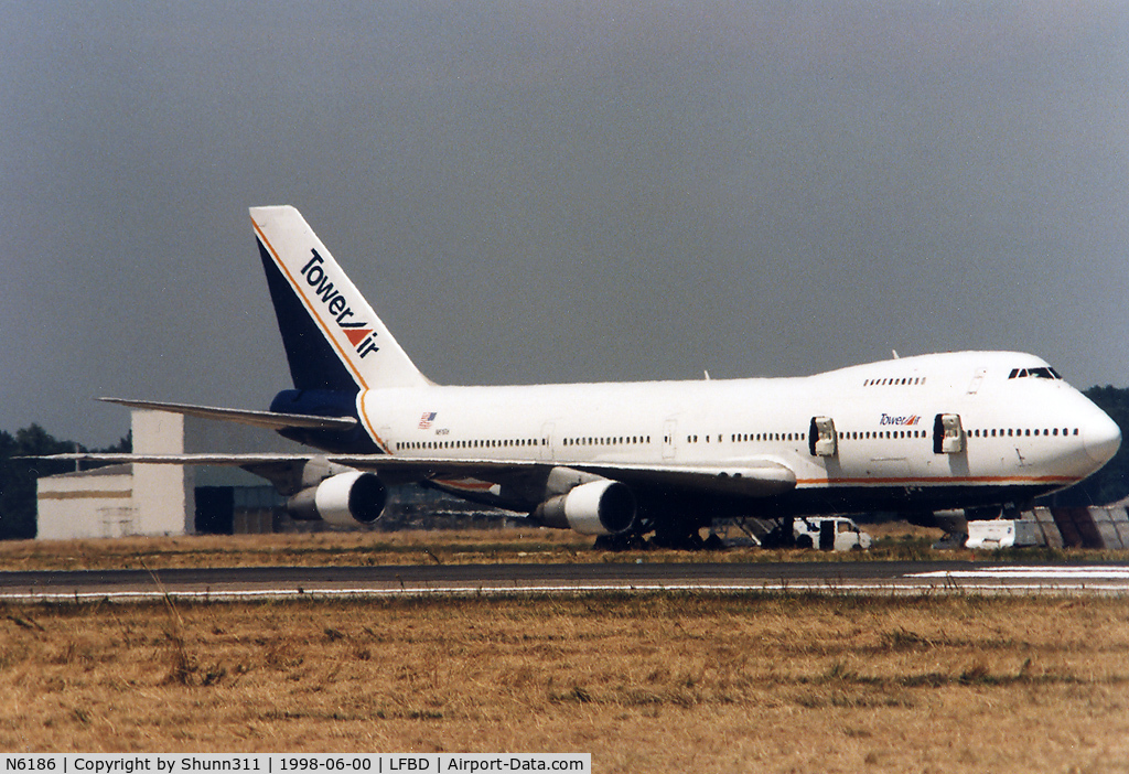 N6186, 1978 Boeing 747-212B C/N 21439, Used for French World Cup 1998 for fans...