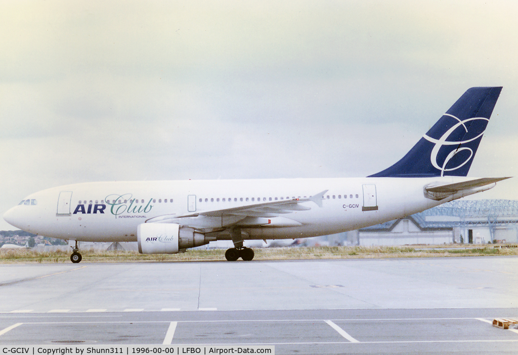 C-GCIV, 1988 Airbus A310-324 C/N 451, Arriving from Montreal...