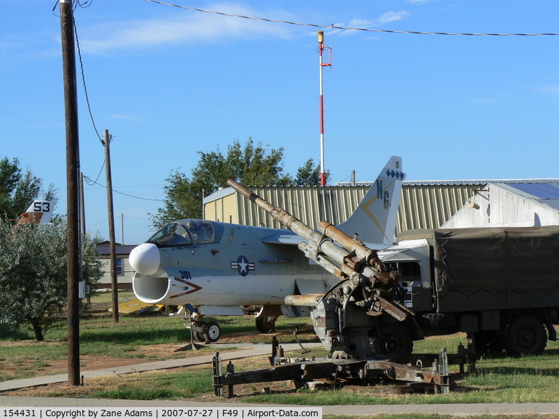 154431, LTV A-7B Corsair II C/N B-071, At the Texas Air Museum - Slaton, TX