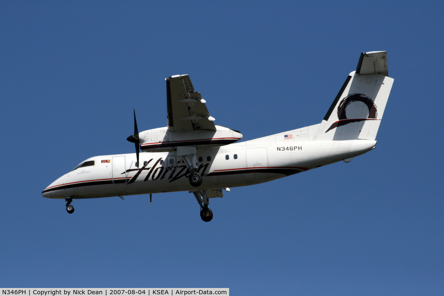 N346PH, 1997 De Havilland Canada DHC-8-202 Dash 8 C/N 477, /