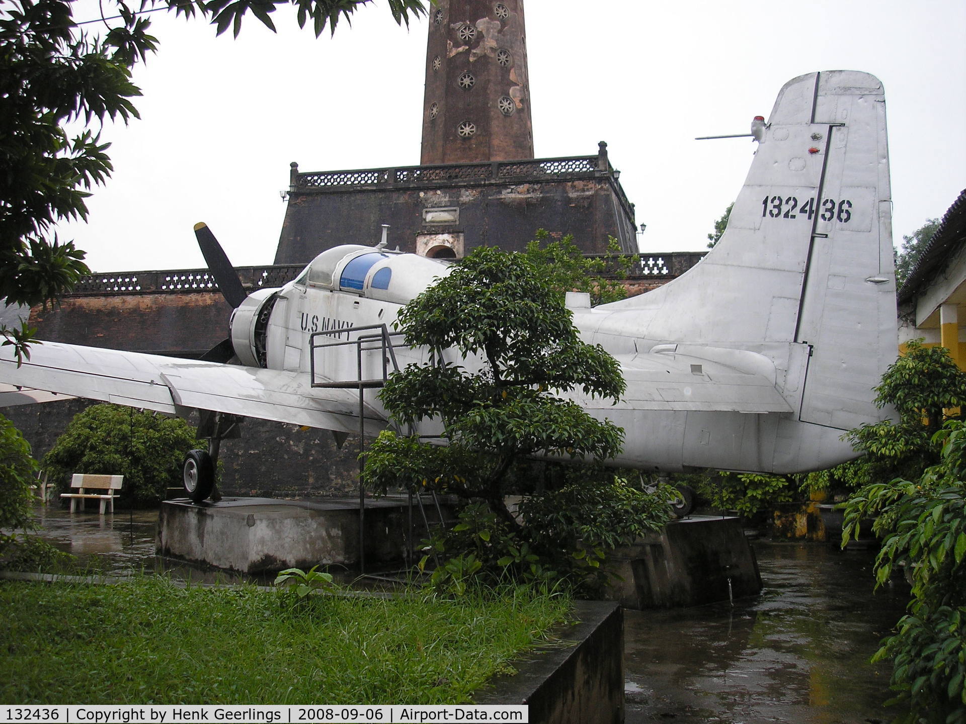132436, Douglas AD-5 Skyraider C/N 9453, Hanoi, People Army Museum