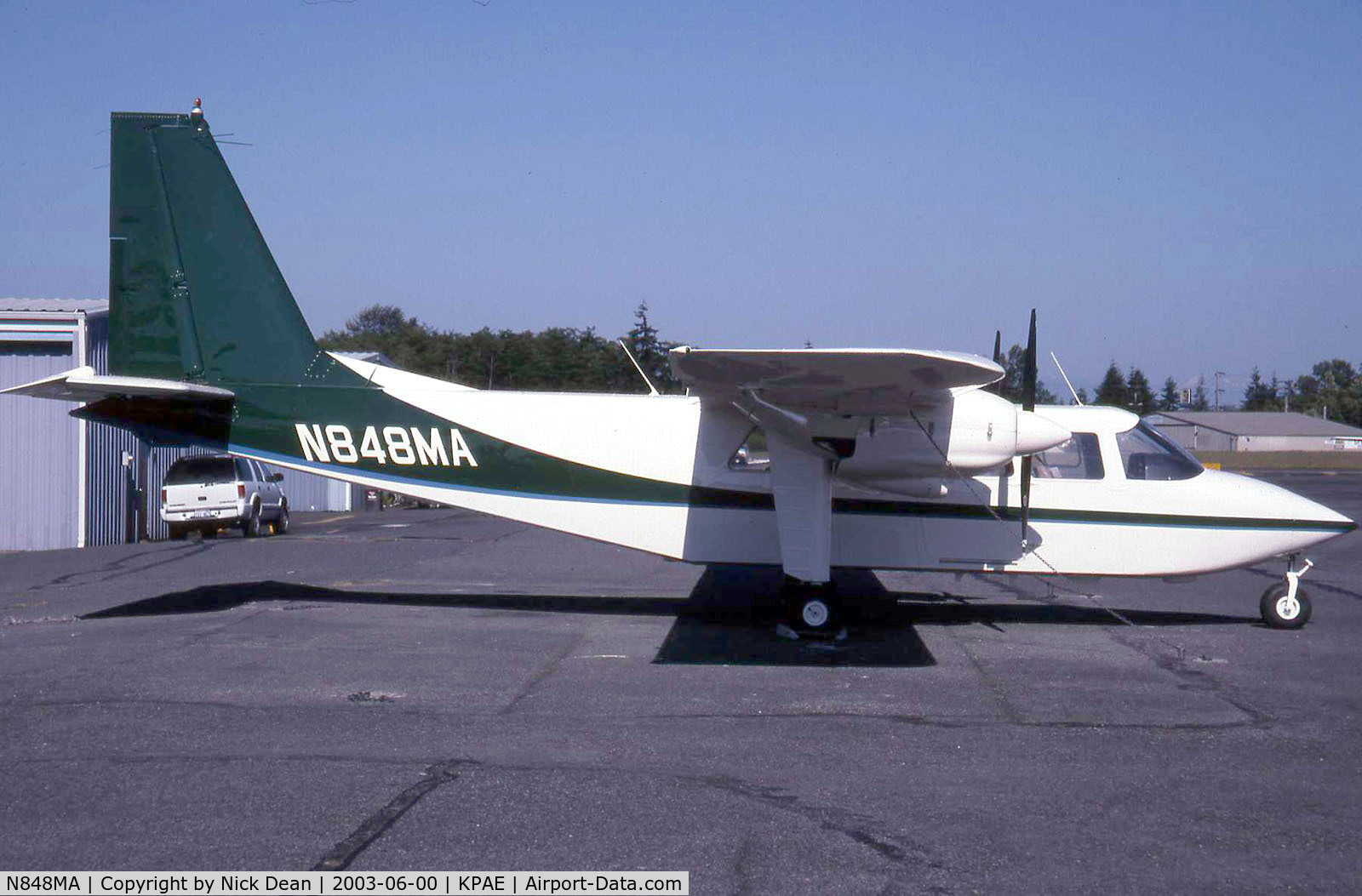 N848MA, 1989 Britten-Norman BN-2B Islander C/N 2210, /