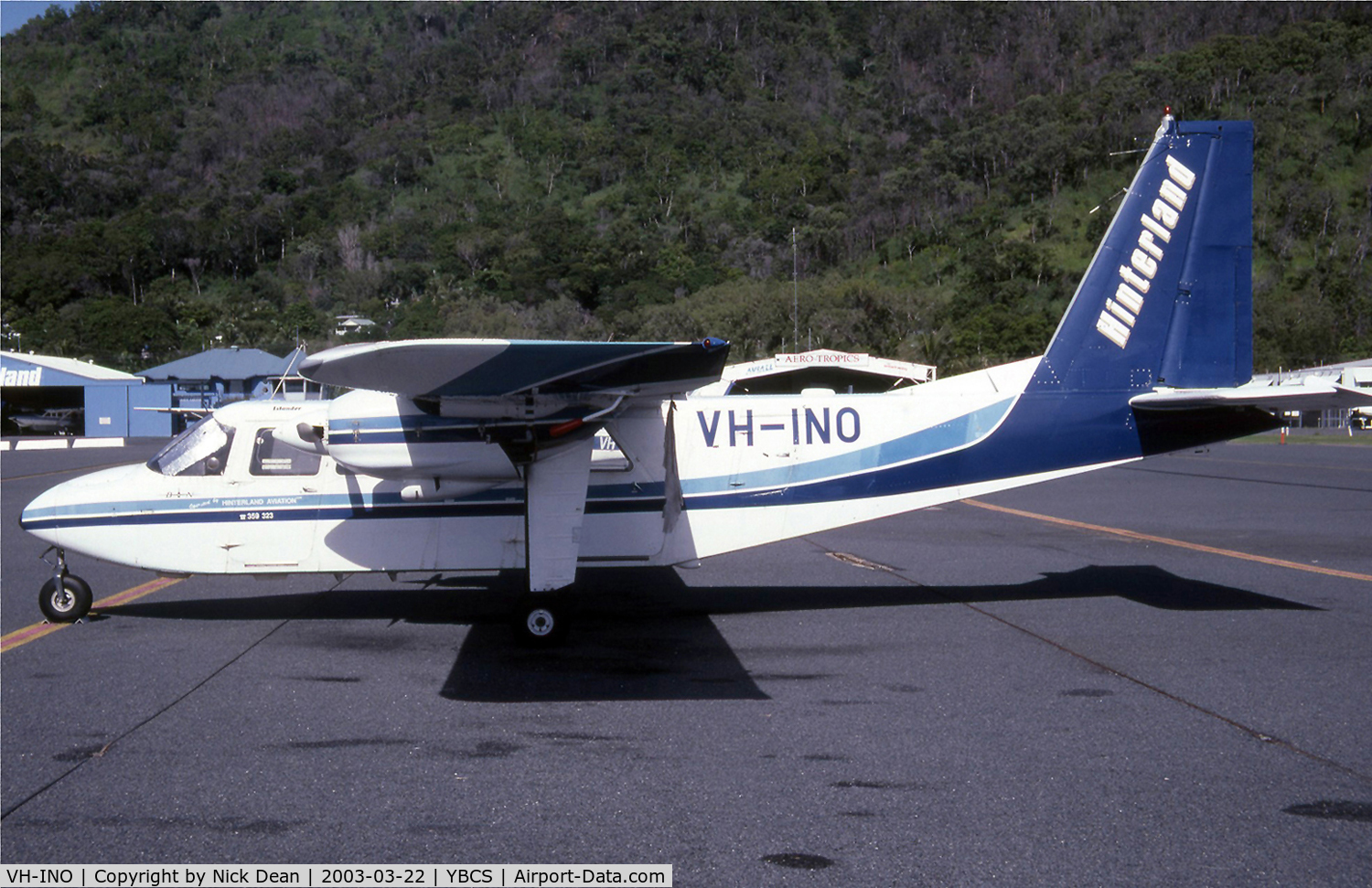 VH-INO, 1990 Britten-Norman BN-2B-20 Islander C/N 2221R, Currently in Panama as HP-1550