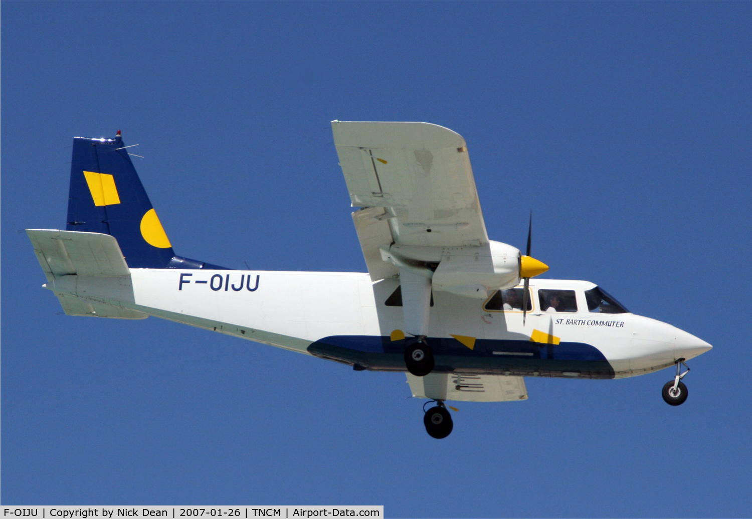 F-OIJU, 1996 Pilatus Britten-Norman BN-2B-20 Islander C/N 2291, /
