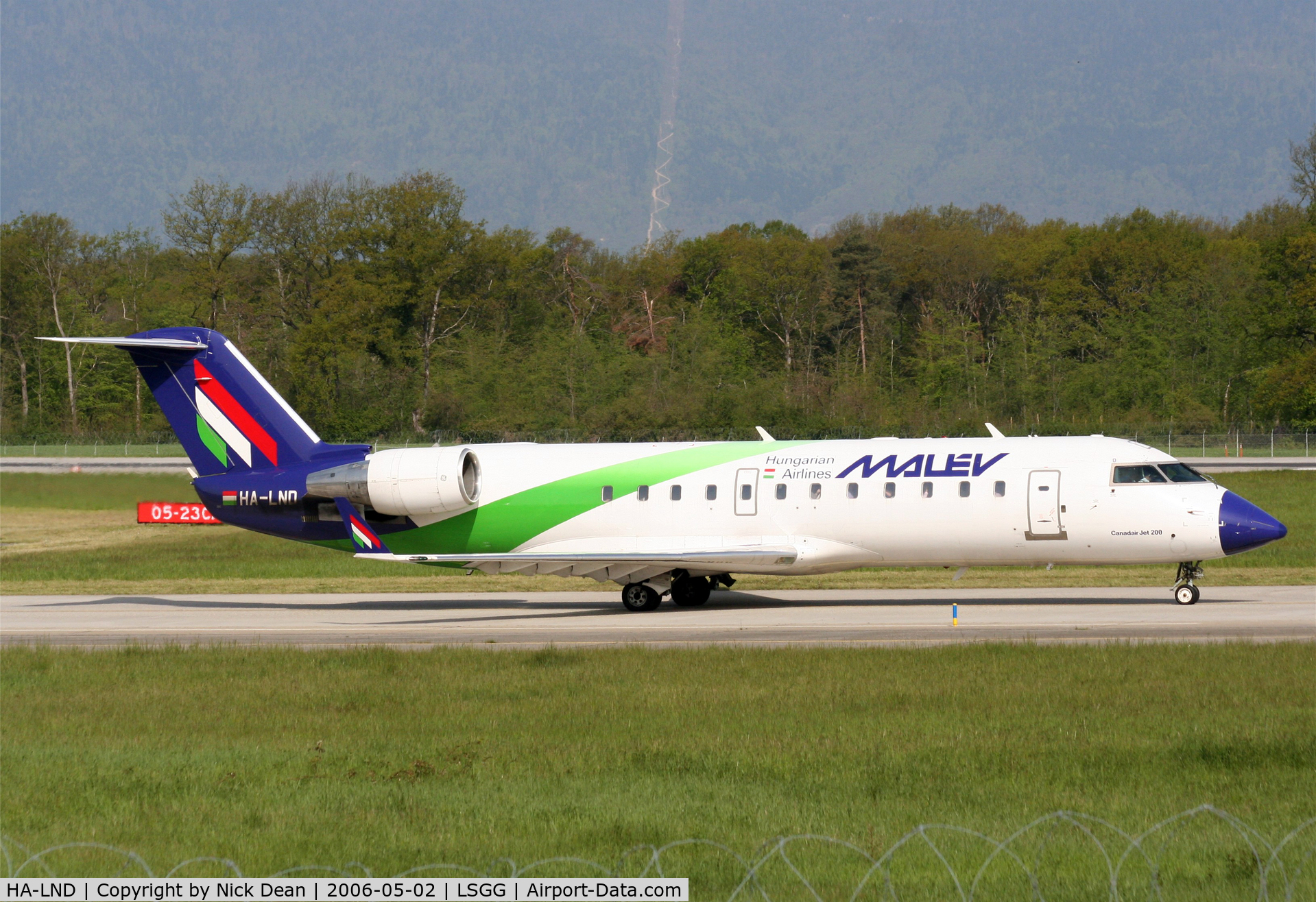 HA-LND, 2003 Bombardier CRJ-200ER (CL-600-2B19) C/N 7807, /