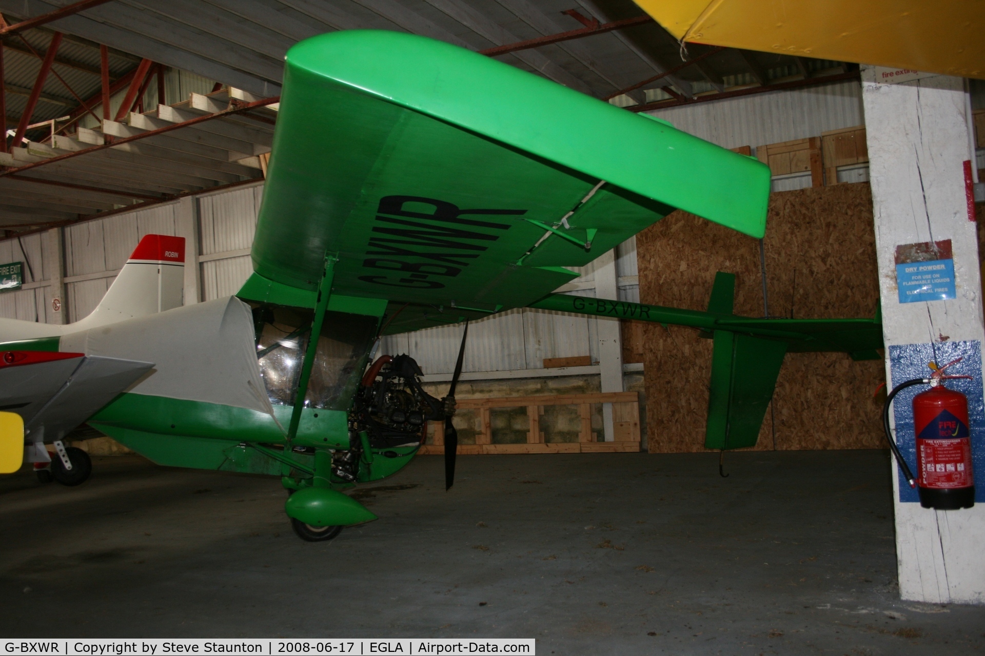 G-BXWR, 1998 CFM Streak Shadow C/N PFA 206-13205, Taken at Bodmin Airfield, June 2008.