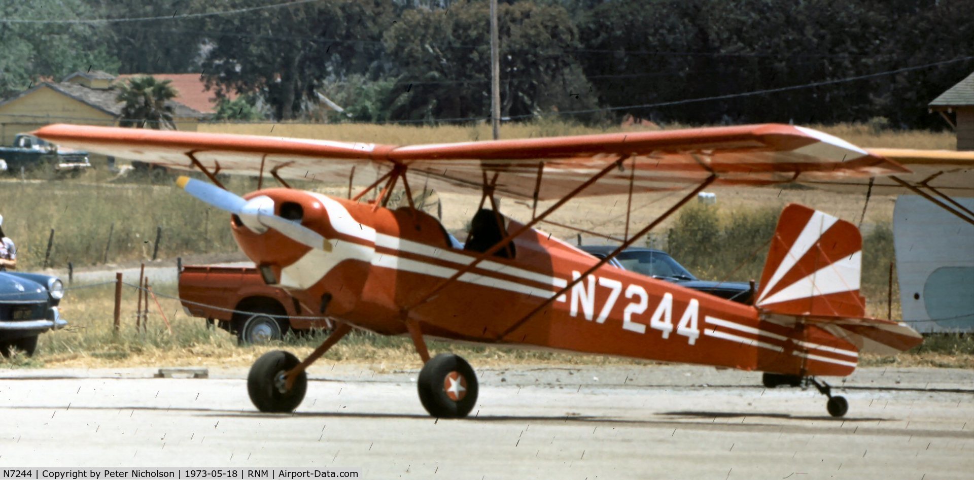 N7244, 1972 Argan Bright V & R BABY ACE C/N A-1, Appears to be a one-off type