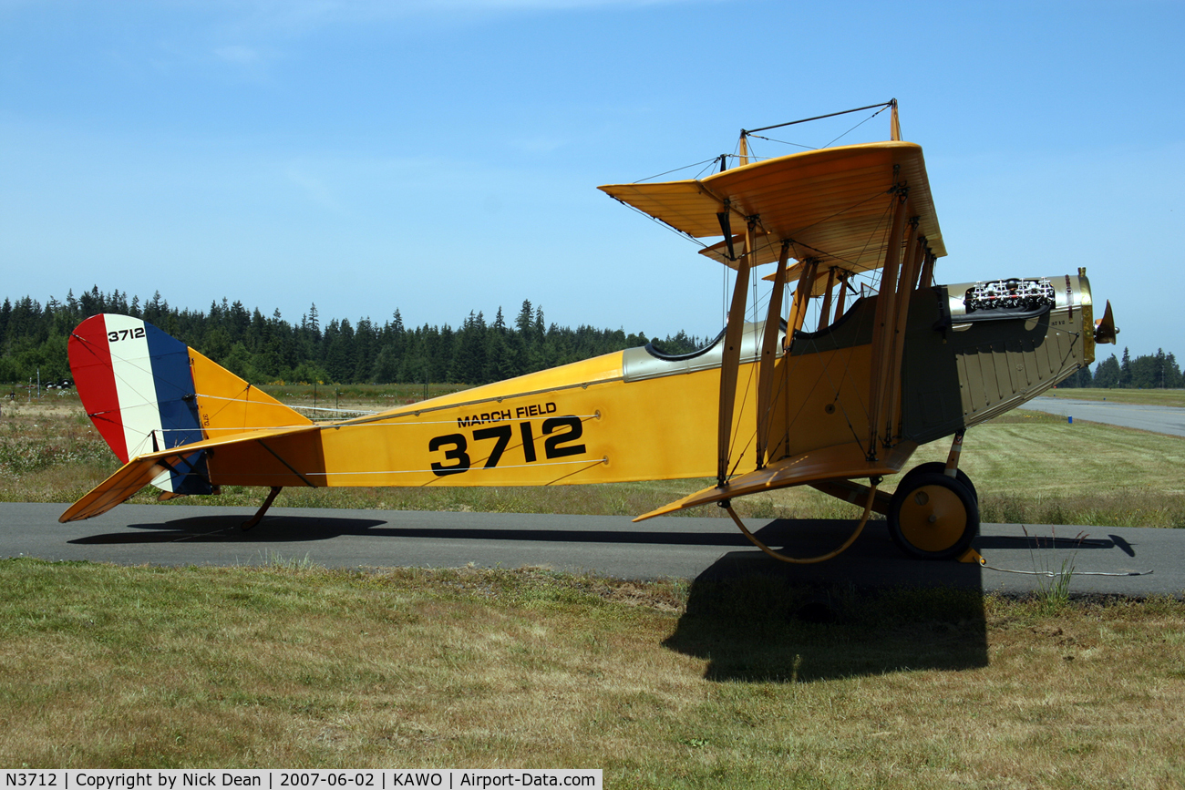 N3712, 1918 Curtiss JN-4D Jenny C/N 3712, /