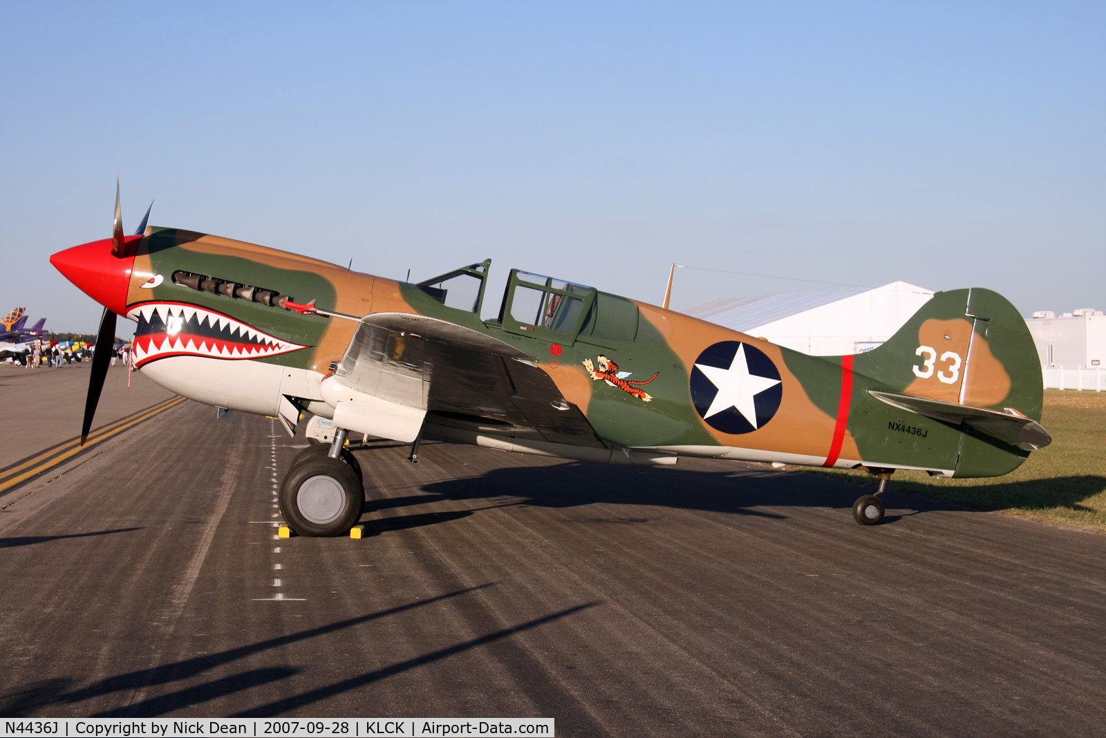 N4436J, 1942 Curtiss P-40K Warhawk C/N 21117, C/N 21117 not the military serial # as mistakenly posted again